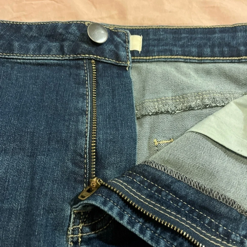 A Beautiful Soul Short Denim Boho Stonewashed Costal Cowgirl Skirt Sz 18/20 NWT